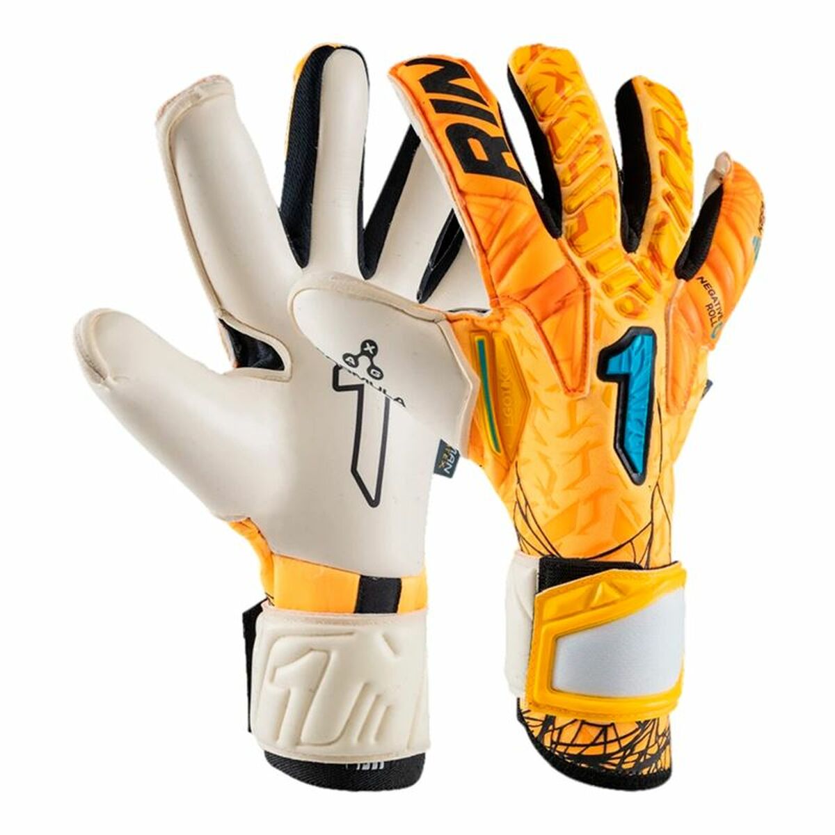 Goalkeeper Gloves Rinat Egotiko Vengador Pro Orange Adults 9